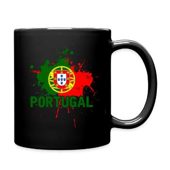 Portugal - Mug uni - noir - Droite