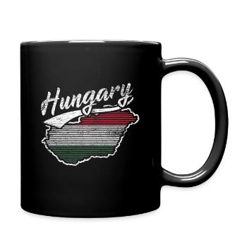Ungarn Heimat Budapest Nation Geschenk Balaton - Tasse einfarbig - Schwarz - Rechts