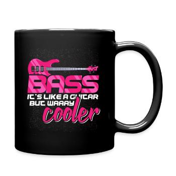 Bassist - Tasse einfarbig - Schwarz - Rechts