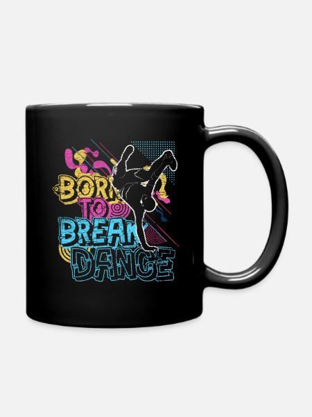 Street Dance - Full Colour Mug - black