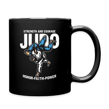 judo - Mug uni - noir - Droite