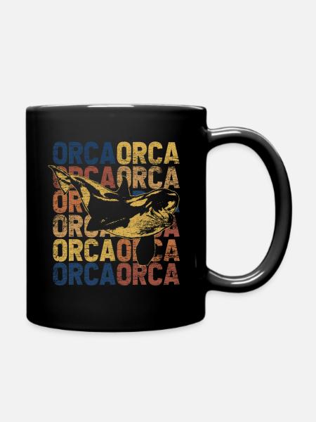 Orca - Tasse einfarbig - Schwarz