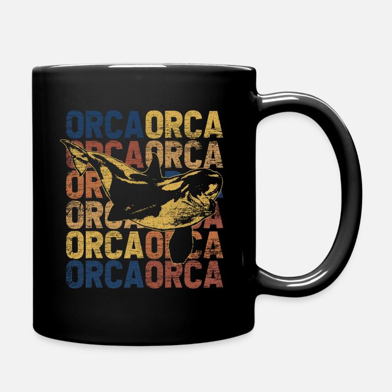 Orca - Tasse einfarbig - Schwarz