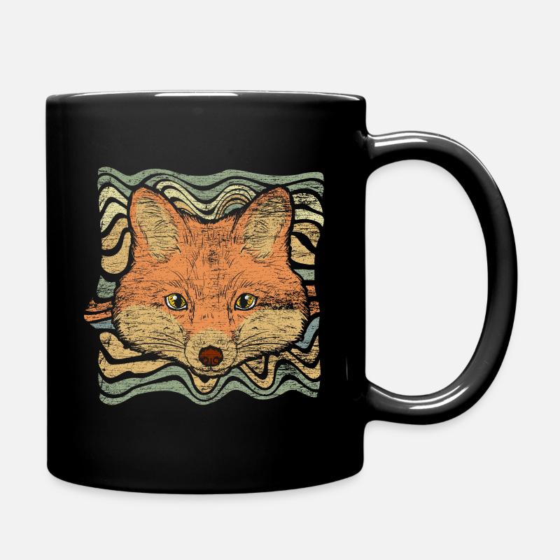 Fuchs - Tasse einfarbig - Schwarz