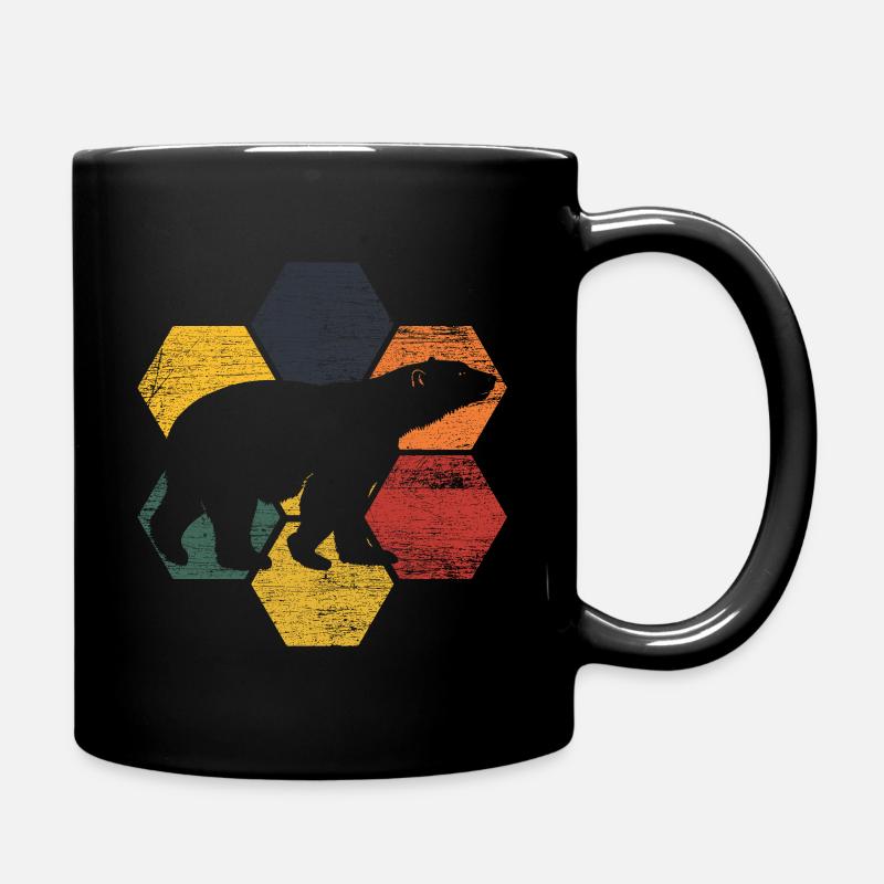 Eisbär - Tasse einfarbig - Schwarz
