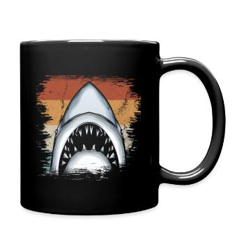 shark - Full Colour Mug - black - Right