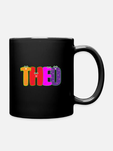 Theo - Tasse einfarbig - Schwarz