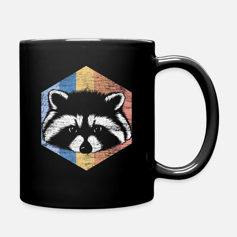 raton laveur - Mug uni - noir