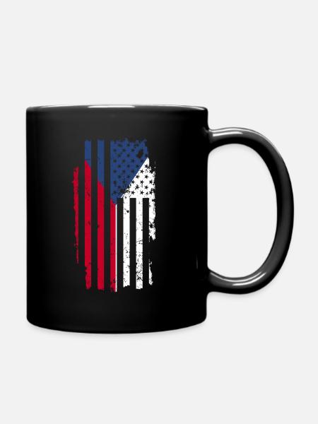 Czech Republic - Full Colour Mug - black