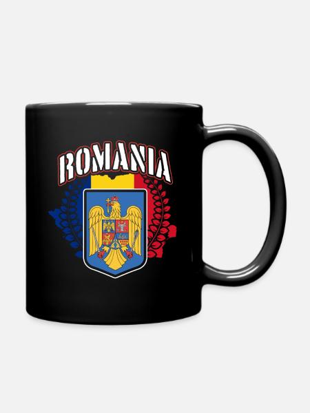 Romania - Full Colour Mug - black