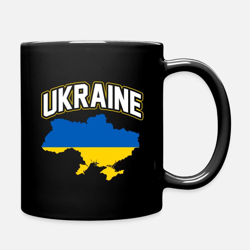 Ukraine - Full Colour Mug - black