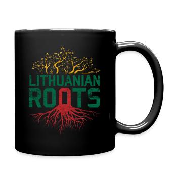 Racines de la Lituanie - Mug uni - noir - Droite