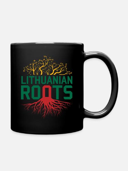Lithuania - Full Colour Mug - black