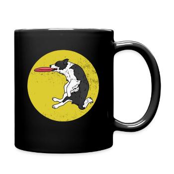 Animal lover gift dog Frisbee - Full Colour Mug - black - Right