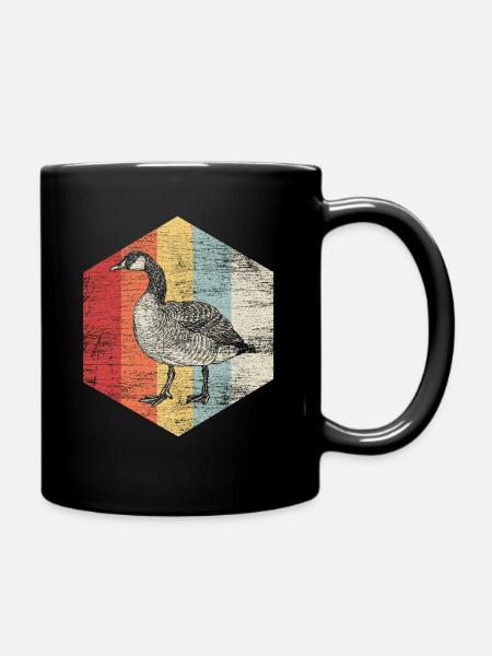Gans - Tasse einfarbig - Schwarz