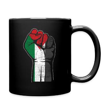 Palästina - Tasse einfarbig - Schwarz - Rechts
