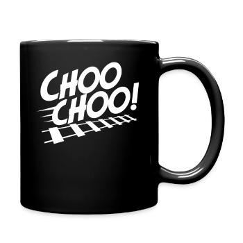 Eisenbahn - Tasse einfarbig - Schwarz - Rechts