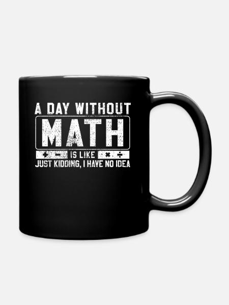 math - Mug uni - noir