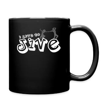 Jive Tanz - Tasse einfarbig - Schwarz - Rechts