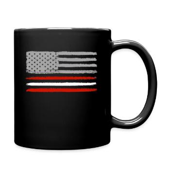 Autriche racines Amérique USA drapeau naissance - Mug uni - noir - Droite