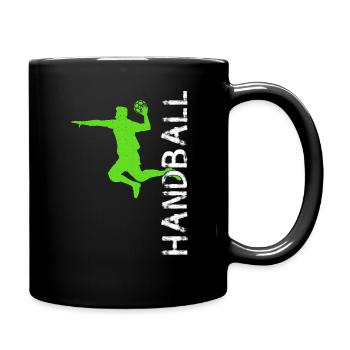 Handball player team - Full Colour Mug - black - Right