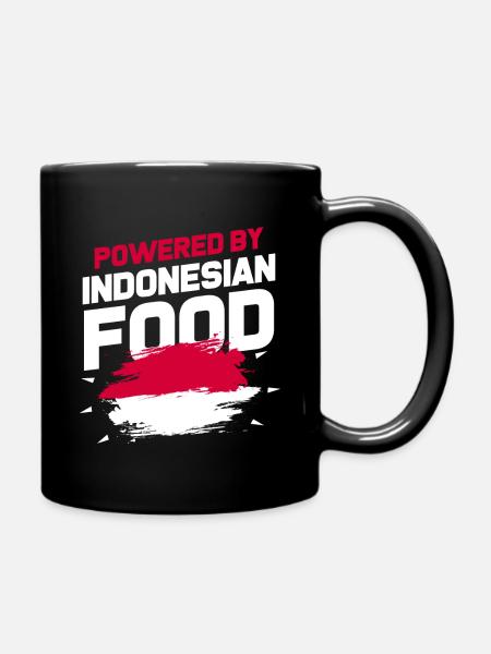 Nasi Goreng Indonesien - Tasse einfarbig - Schwarz