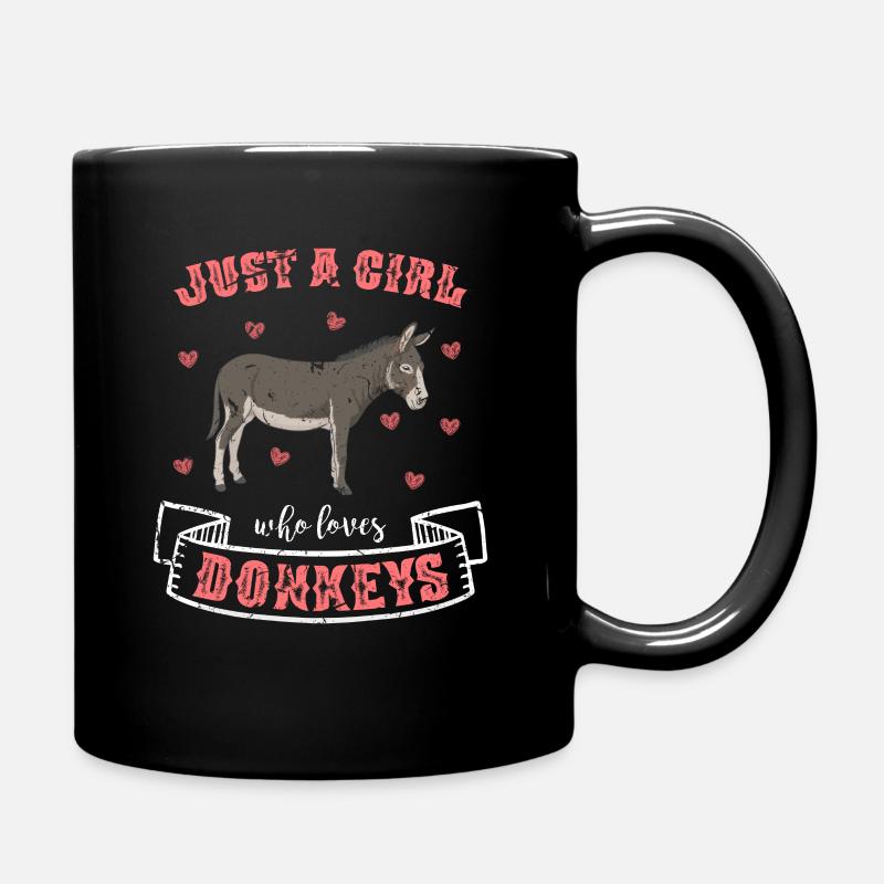 Donkey - Full Colour Mug - black