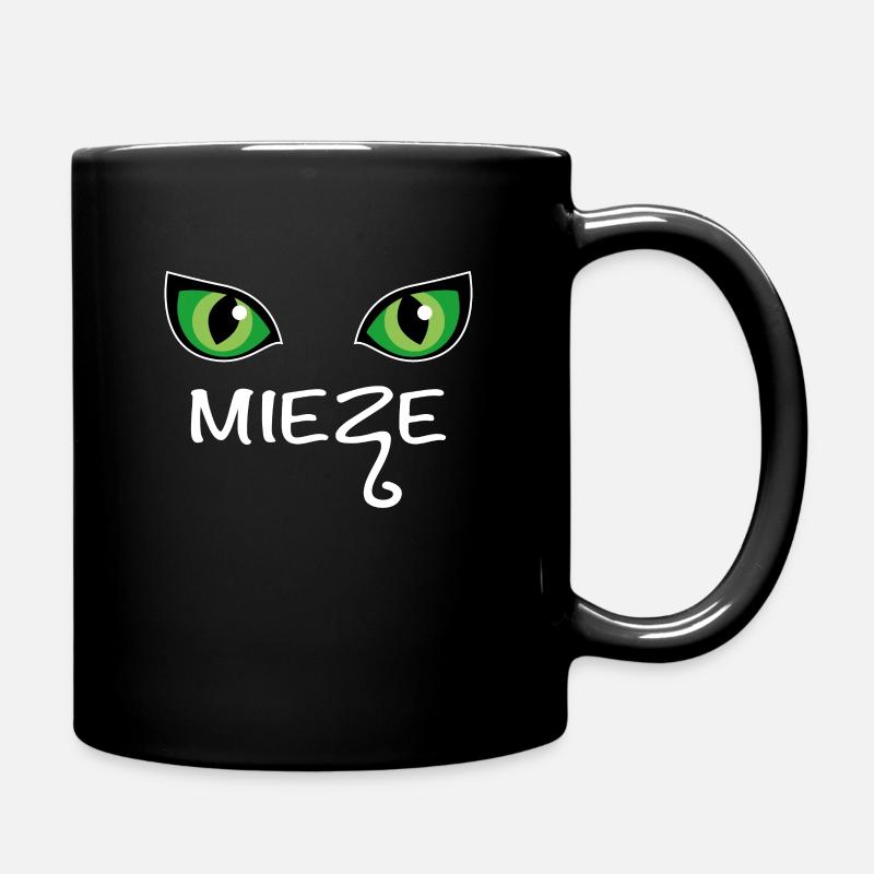 puss - Full Colour Mug - black