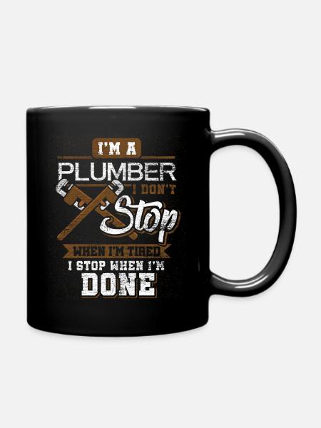 Plombier de plombier - Mug uni - noir
