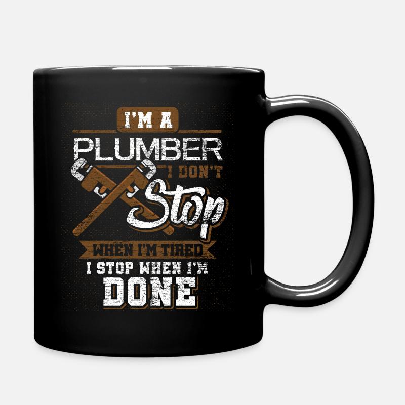 Plombier de plombier - Mug uni - noir