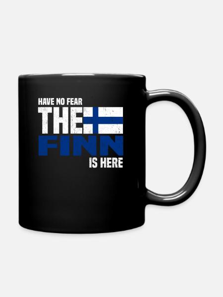 Finlande - Mug uni - noir