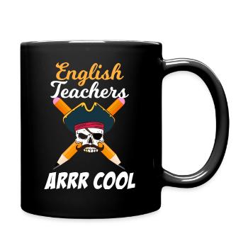 English Teachers Arrr Cool - Mug uni - noir - Droite