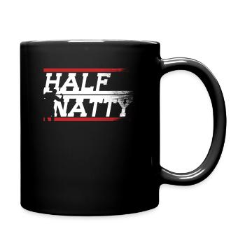 Half Natty Gym sport musculation stéroïdes - Mug uni - noir - Droite