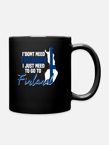 Thérapie en Finlande - Mug uni - noir