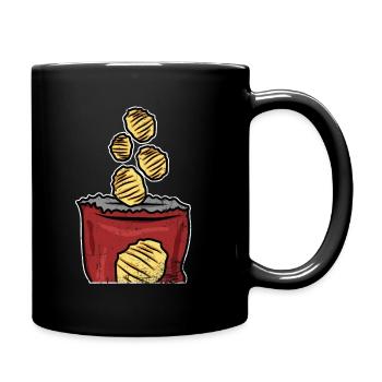 Chips Bristish Chips Cadeau - Mug uni - noir - Droite