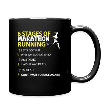 Marathon en cours d'exécution - Mug uni - noir - Droite