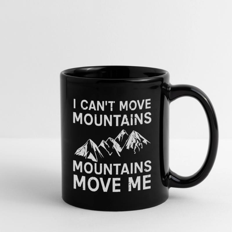 Mountains movement saying climbing panorama summit Full Colour Mug