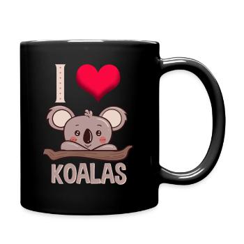 Koala Koala Bear Love Funny Gift - Mug uni - noir - Droite