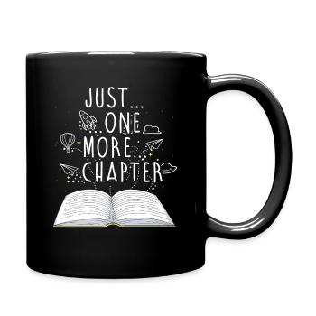 Bücher lesen Buch Geschenk Bücherregal - Tasse einfarbig - Schwarz - Rechts
