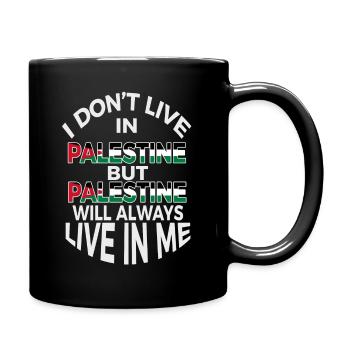 Palestine life - Full Colour Mug - black - Right
