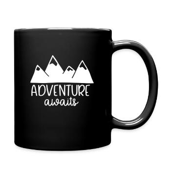 adventure - Full Colour Mug - black - Right
