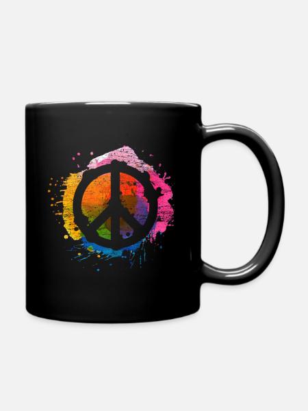 Peace - Mug uni - noir