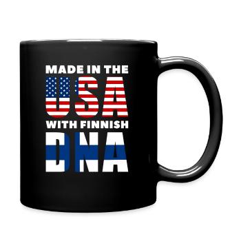 Etats-Unis Finlande - Mug uni - noir - Droite