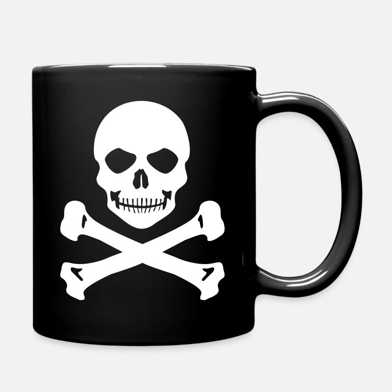 Skull - Full Colour Mug - black