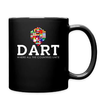 Dart Darts Dart Dart Dart Player Gift - Full Colour Mug - black - Right