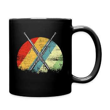basson - Mug uni - noir - Droite