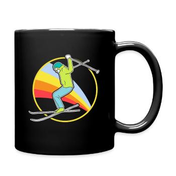 Ski - Mug uni - noir - Droite