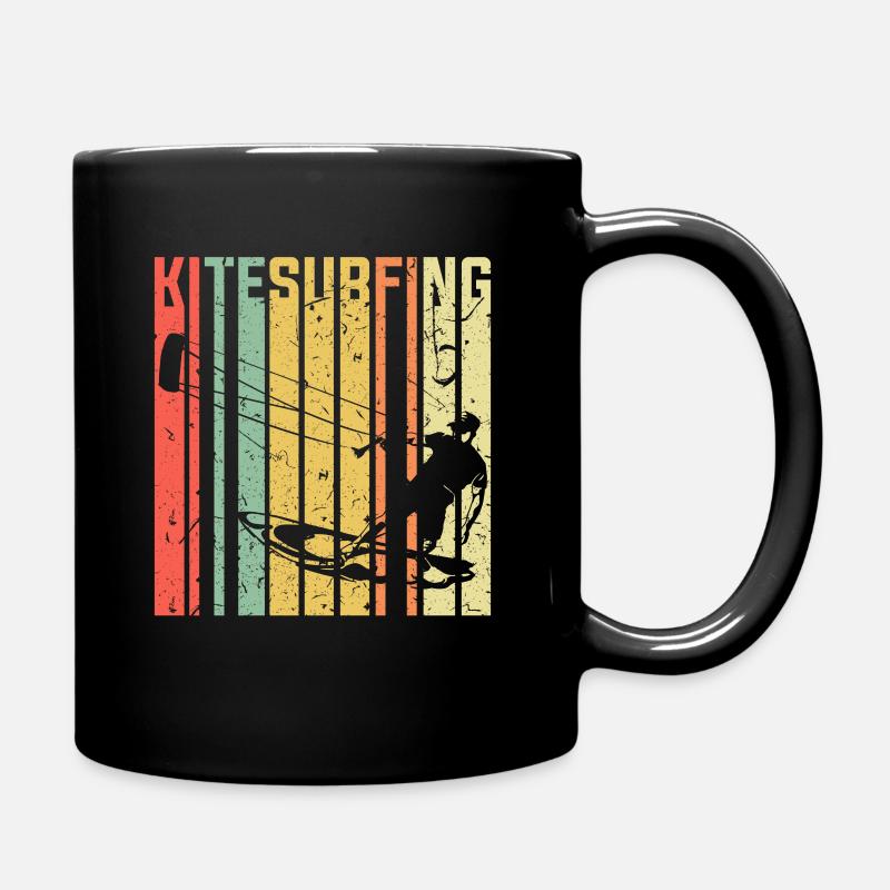 Kitesurfen Sport - Tasse einfarbig - Schwarz