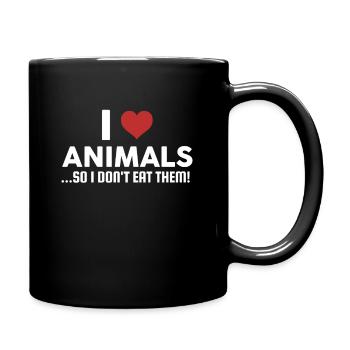 Vegan Vegan Vegan Vegan Diet Healthy - Full Colour Mug - black - Right
