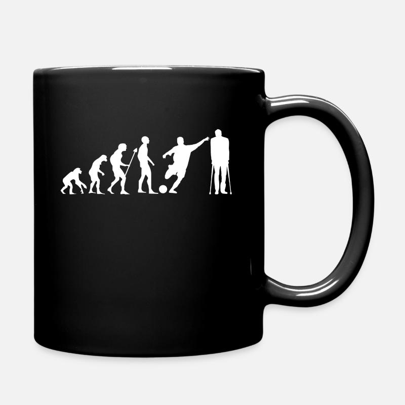 Evolution Football Broken Injury Gift - Full Colour Mug - black